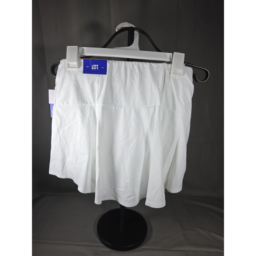 Joy Lab Women's High Rise Flowy Skort True White Size S Small